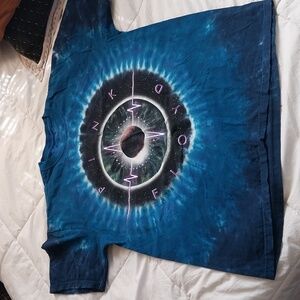 Pink Floyd Liquid Blue Tie Dye T Shirt Size Large 2005